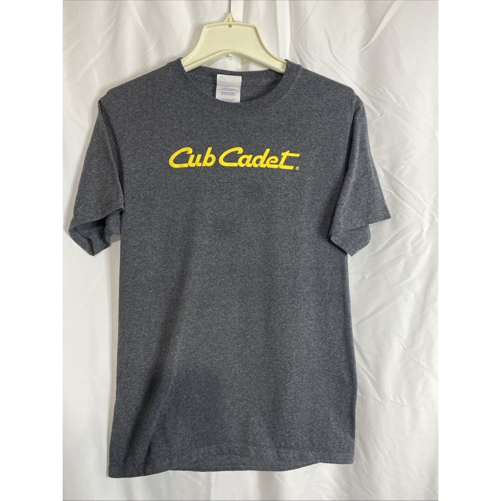 Port and Company Cub Cadet T-Shirt Mens Small Gray Excellent Graphic Tee S/CH/P